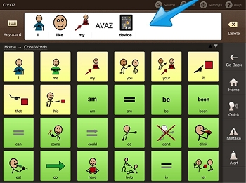AVAZ - Communication App for People with Speech Disabilities